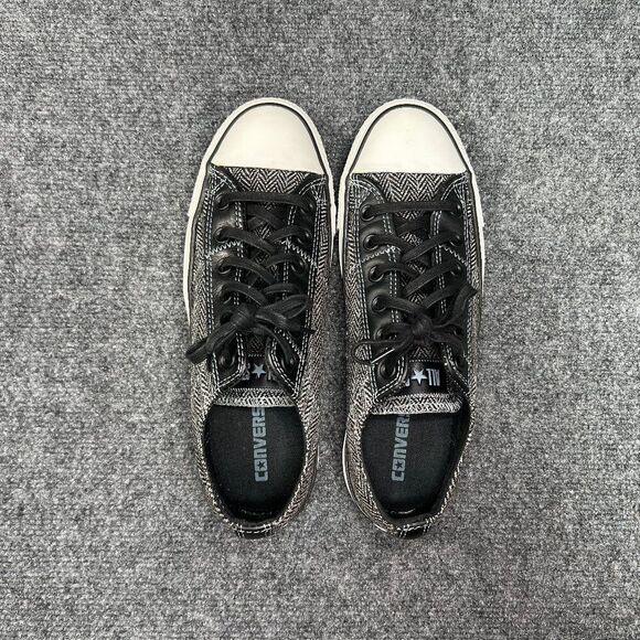 Converse Sneakers‎ Women's Size 10 Black Chuck Taylor All Star Low Lace Shoes - Picture 9 of 13